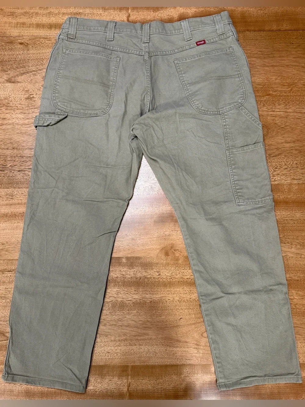 Wrangler - Men’s Five Star Premium Carpenter Jeans | Khaki Canvas | Size 38 x 30